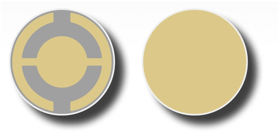 Gold Electrode Crystal Oscillators